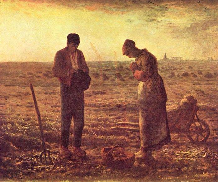 jean-francois millet The Angelus, China oil painting art